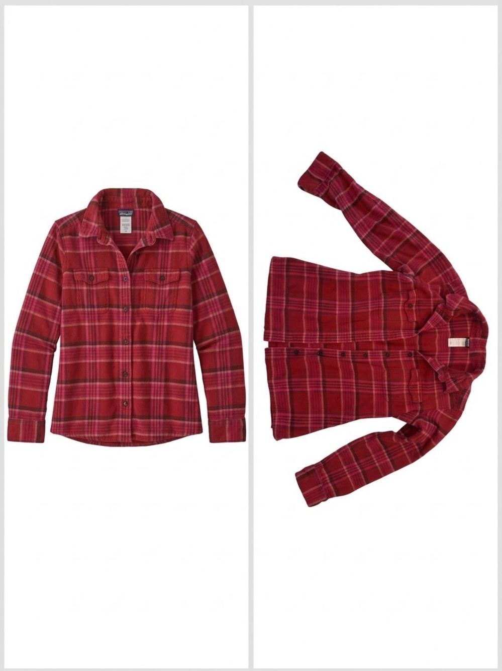 Patagonia Red Plaid Button-Down Shirt